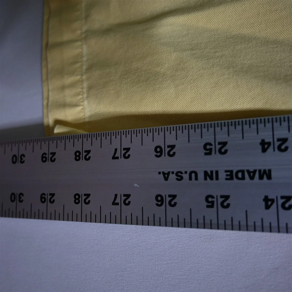 Polo Ralph Lauren 38x30 Yellow 100% Cotton Recent Classic Fit Mens Chino Pants